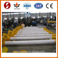 Screw conveyor for bulk transport truck loading